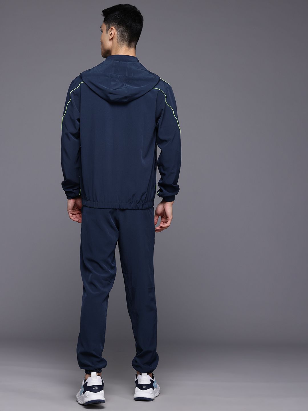 HRX by Hrithik Roshan Rapid-Dry Hooded Training Tracksuit