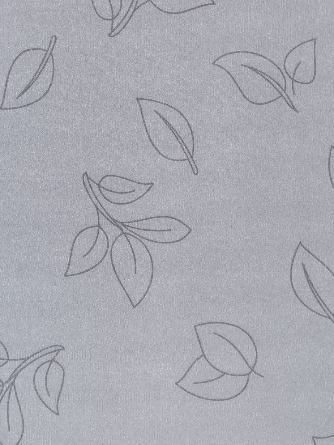 Cortina Off White & Grey Floral Microfiber AC Room Reversible Single Bed Dohar