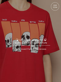 Difference of Opinion Women Graphic Printed Oversized T-shirt