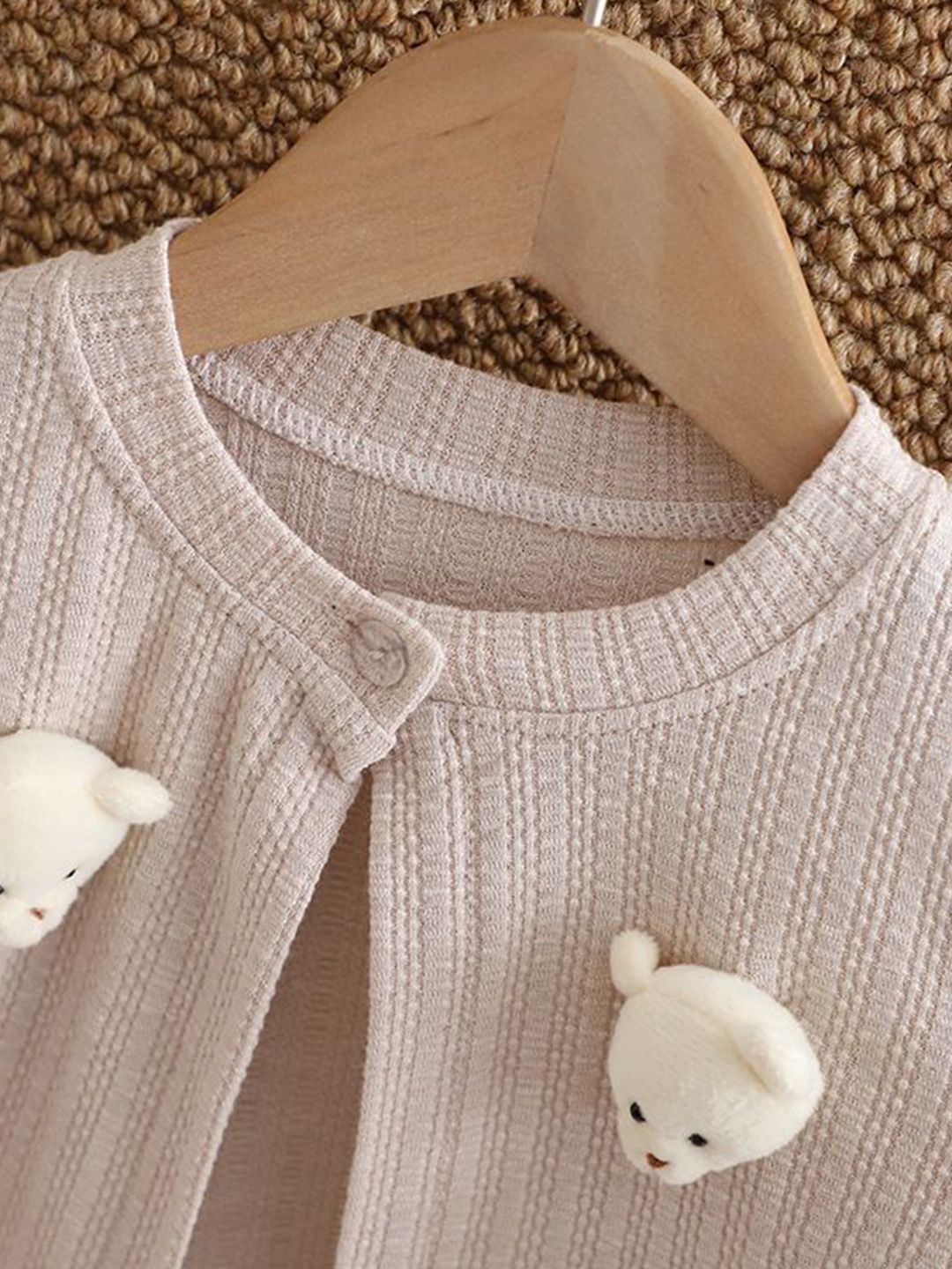 YK Girls Round Neck Cotton A-Line Dress