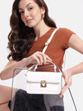DressBerry Textured Structured Satchel