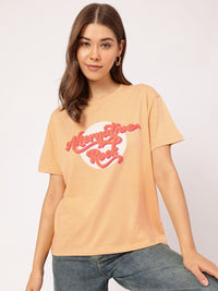 DressBerry Alternative Rock Printed Relaxed T-shirt