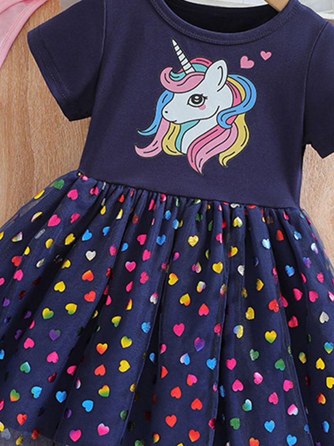 YK Print Fit & Flare Dress