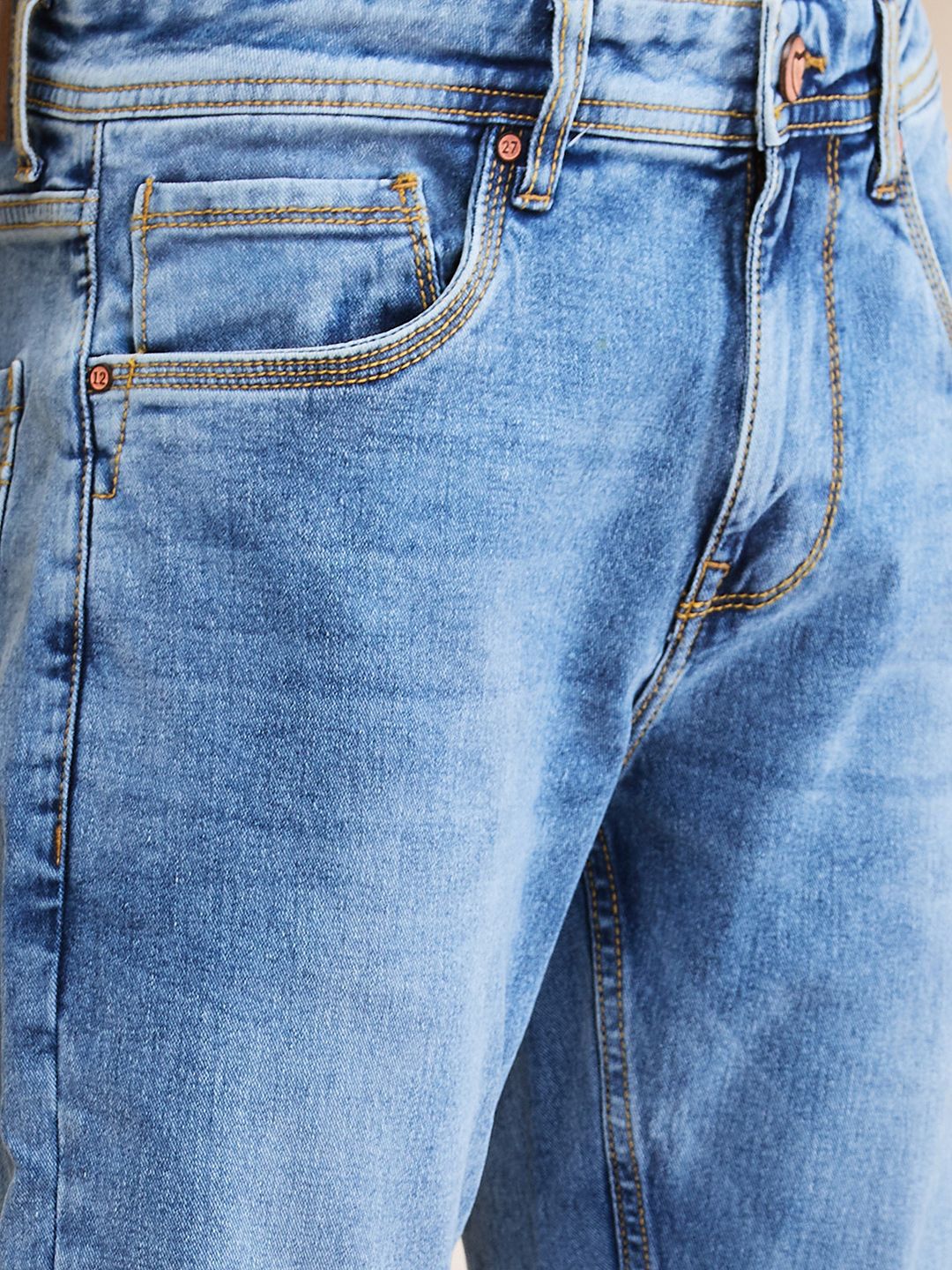 Being Human Men Slim Fit Mid-Rise Jeans