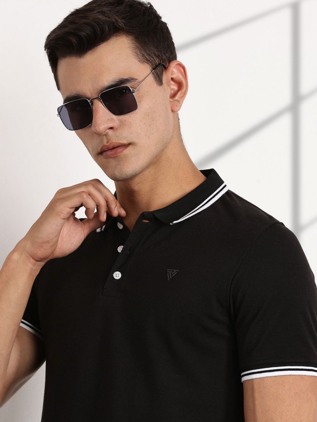 Thomas Scott Men Polo Collar T-shirt