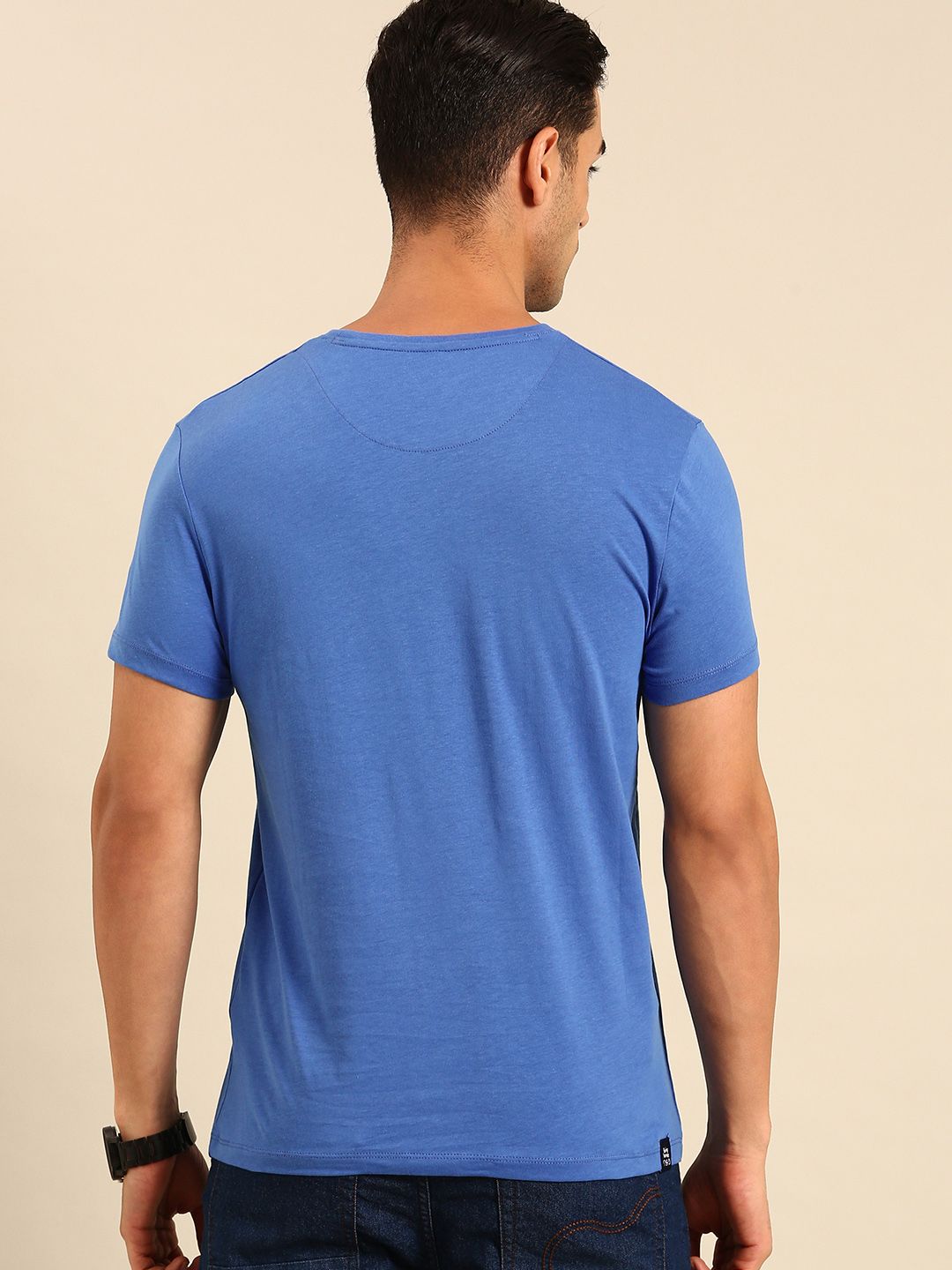 Being Human Pure Cotton Brand Logo Printed Casual T-shirt