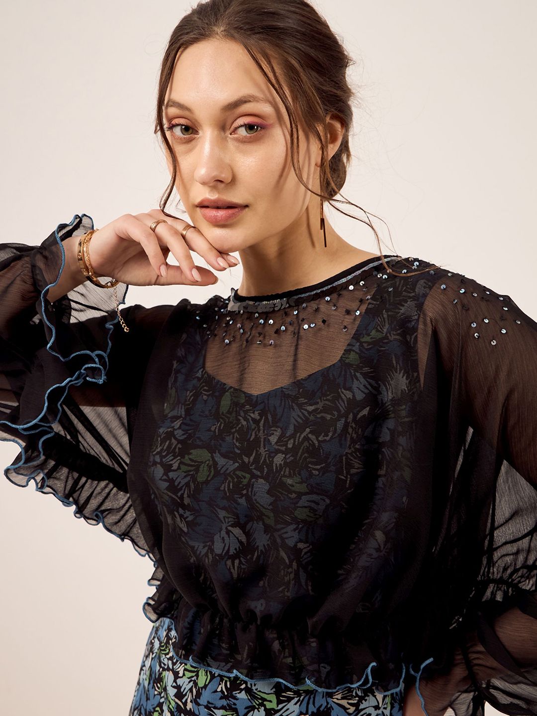 Antheaa Embellished co-ord set