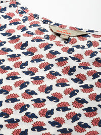 Anouk Ethnic Motifs Printed Straight Kurta