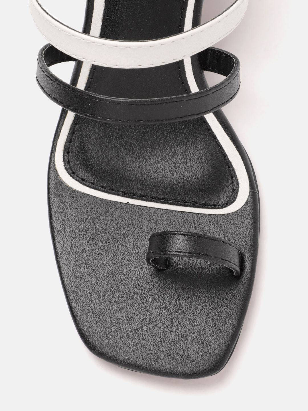 DressBerry Women Colourblocked Block Heel Sandals