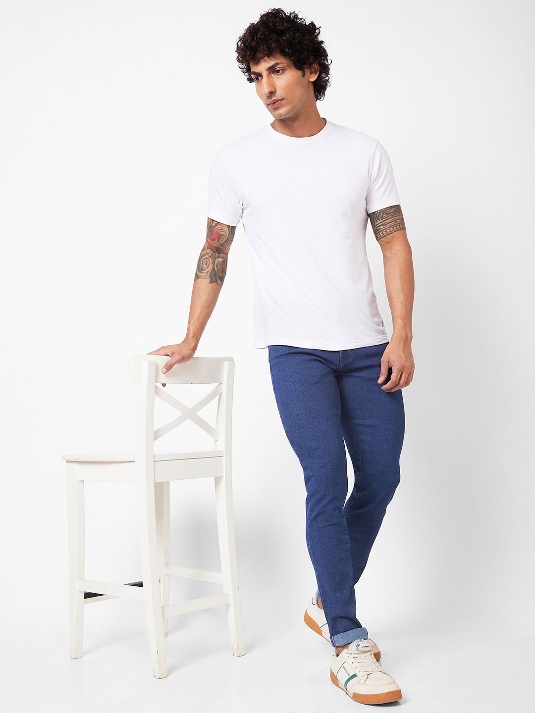 SPYKAR Men Skinny Slim Fit Low-Rise Stretchable Jeans