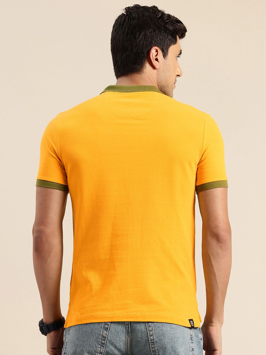 Being Human Polo Collar Pure Cotton T-shirt