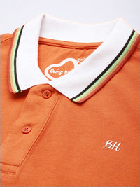 Being Human Polo Collar Pure Cotton T-shirt