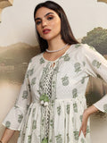 Vishudh Printed Co Ord Set Tunic Outer Jacket Top With Flared Trouser