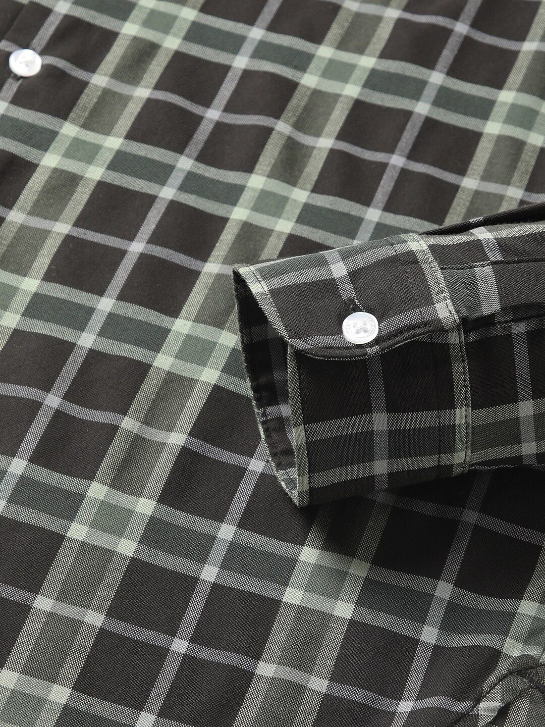 THE BEAR HOUSE Checked Slim Fit Baju Kasual