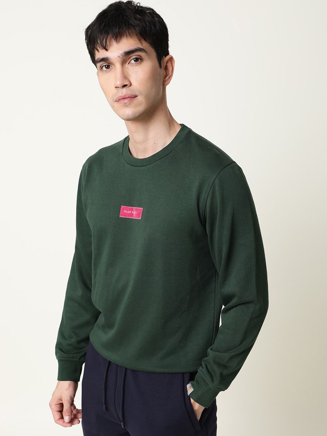 RARE RABBIT Men Velveto Sweatshirt