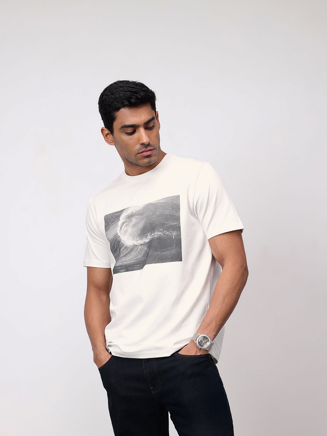 ether Grower Graphic Printed Comfort Fit T-shirt