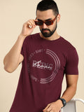 Being Human Pure Cotton Typography Printed Casual T-shirt