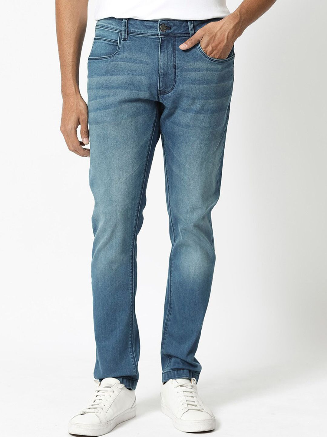 RARE RABBIT Men Night Slim Fit Cotton Jeans