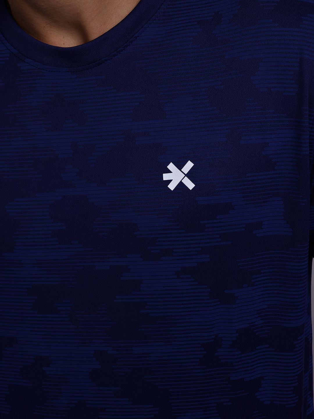 HRX by Hrithik Roshan Rapid-Dry Reflective Detail Training T-shirt