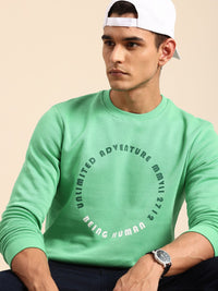 Being Human Printed Pure Cotton Sweatshirt