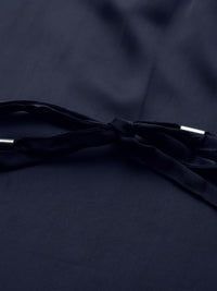 all about you Satin A-Line Dress with Belt