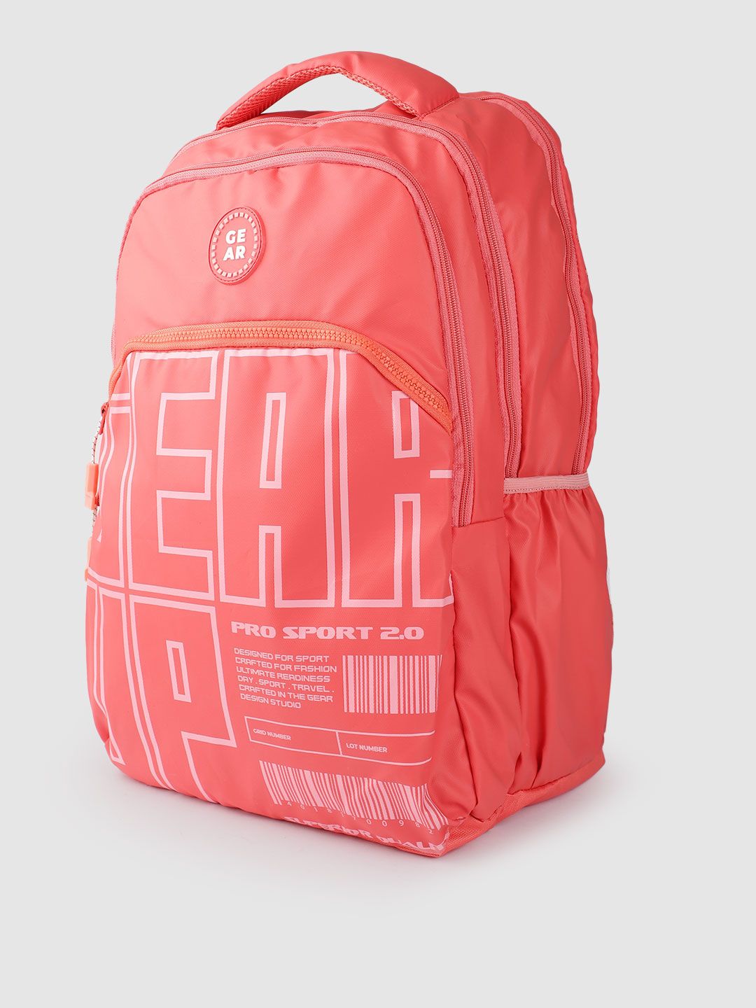 Gear Unisex Typography Printed Backpack 38L
