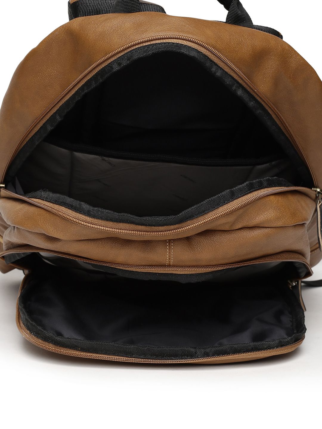 Gear Unisex Tan Solid Laptop Backpack