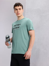 HRX by Hrithik Roshan Typography Printed Detail Regular Fit Rapid-Dry Running T-shirt