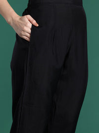 Indo Era Floral Embroidered Thread Work Kurta with Trousers & With Dupatta