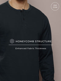 DILLINGER Men Henley Neck T-shirt