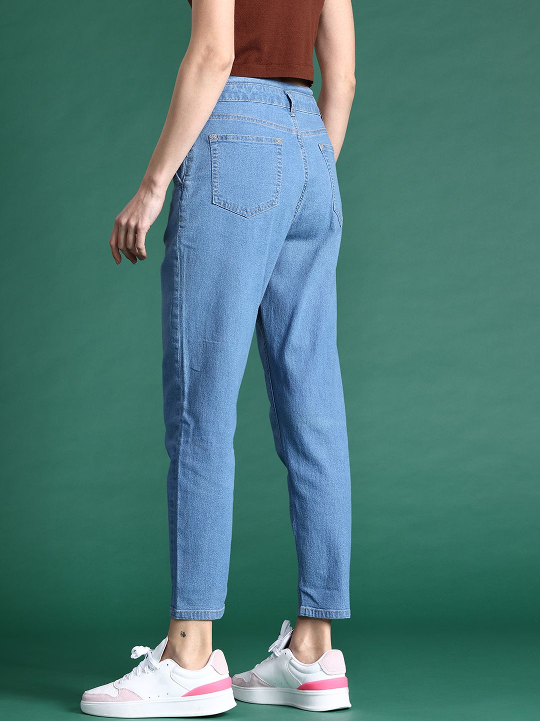 DressBerry Women Mom Fit Stretchable Jeans