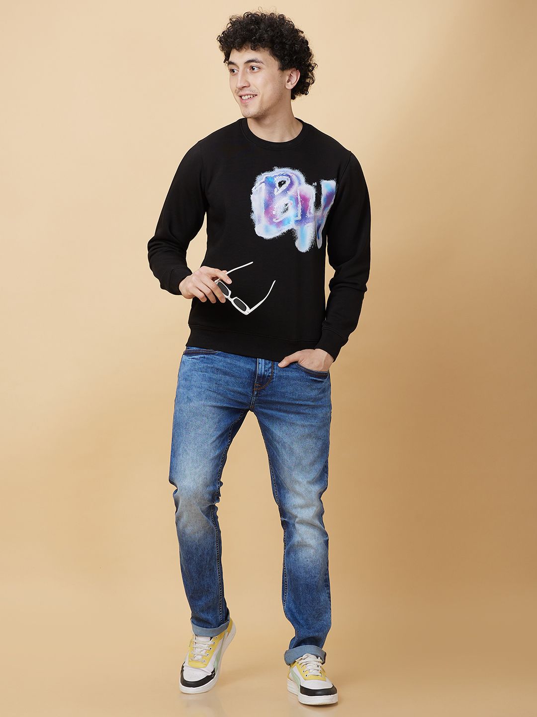 Being Human Men Printed Sweatshirt