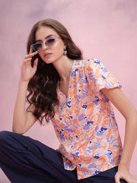 DressBerry Abstract Print Top