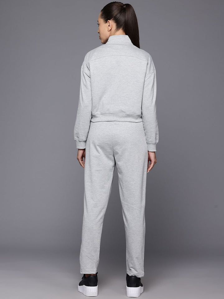 HRX by Hrithik Roshan Brand Logo Detail Lifestyle Zip-Up Tracksuit