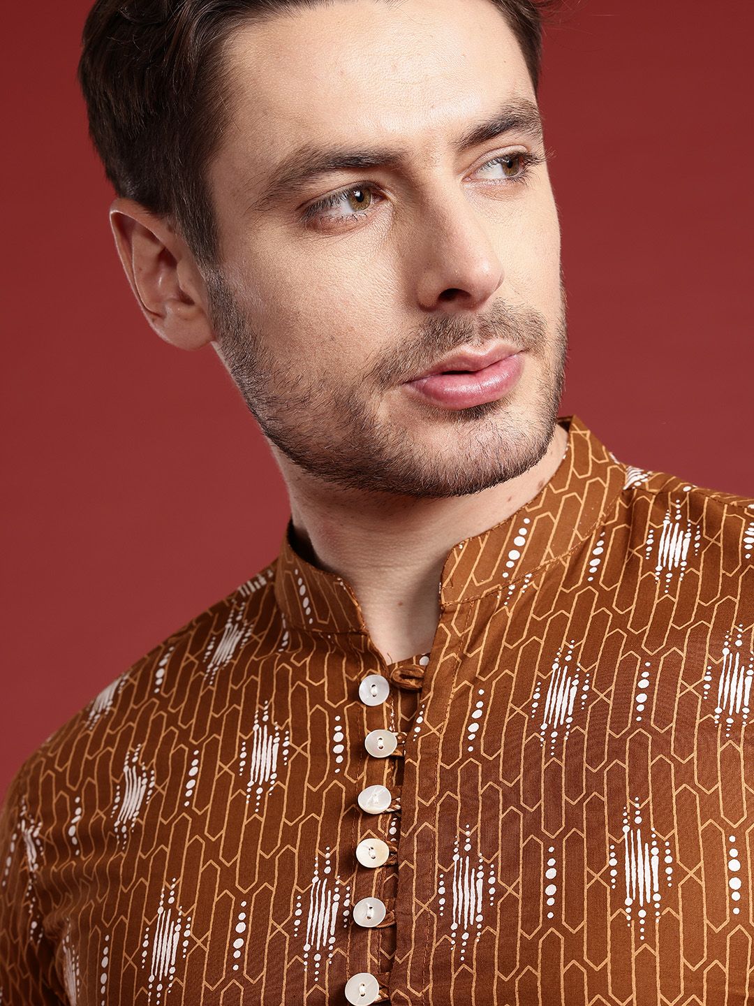 Anouk Geometric Printed Kurta