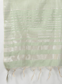 Indo Era Women Green Yoke Design Regular Kurta with Palazzos & Dupatta