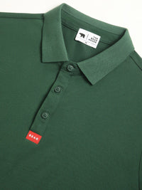 THE BEAR HOUSE Polo Collar Short Sleeves Slim Fit T-shirt