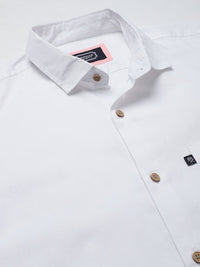 Thomas Scott Relaxed Spread Collar Slim Fit Pure Cotton Shirt