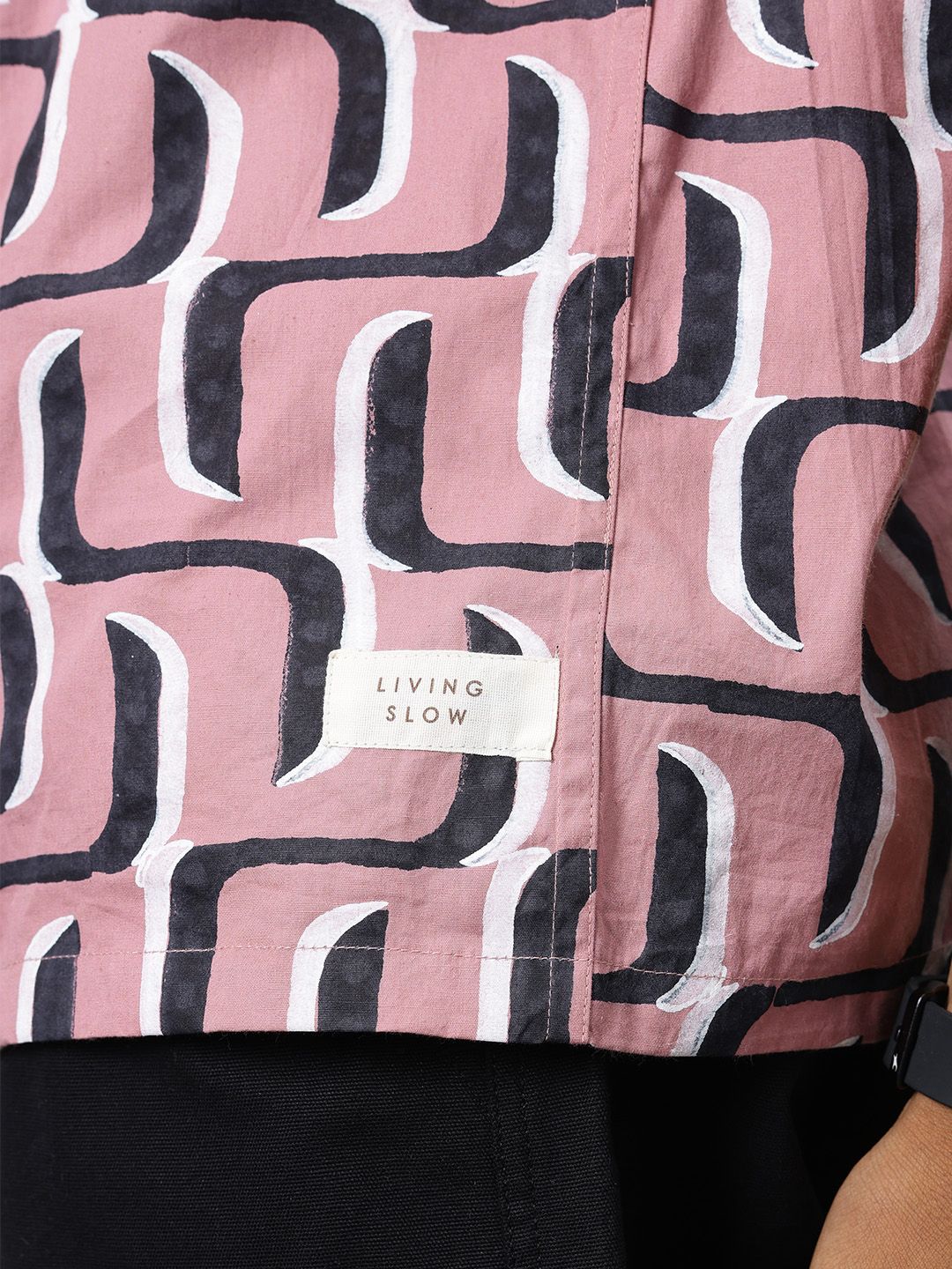 ether Artisan Hand Block Printed Pure Cotton Shirt