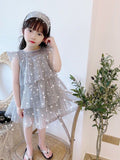 YK Girls Cotton Embellished A-Line Dress