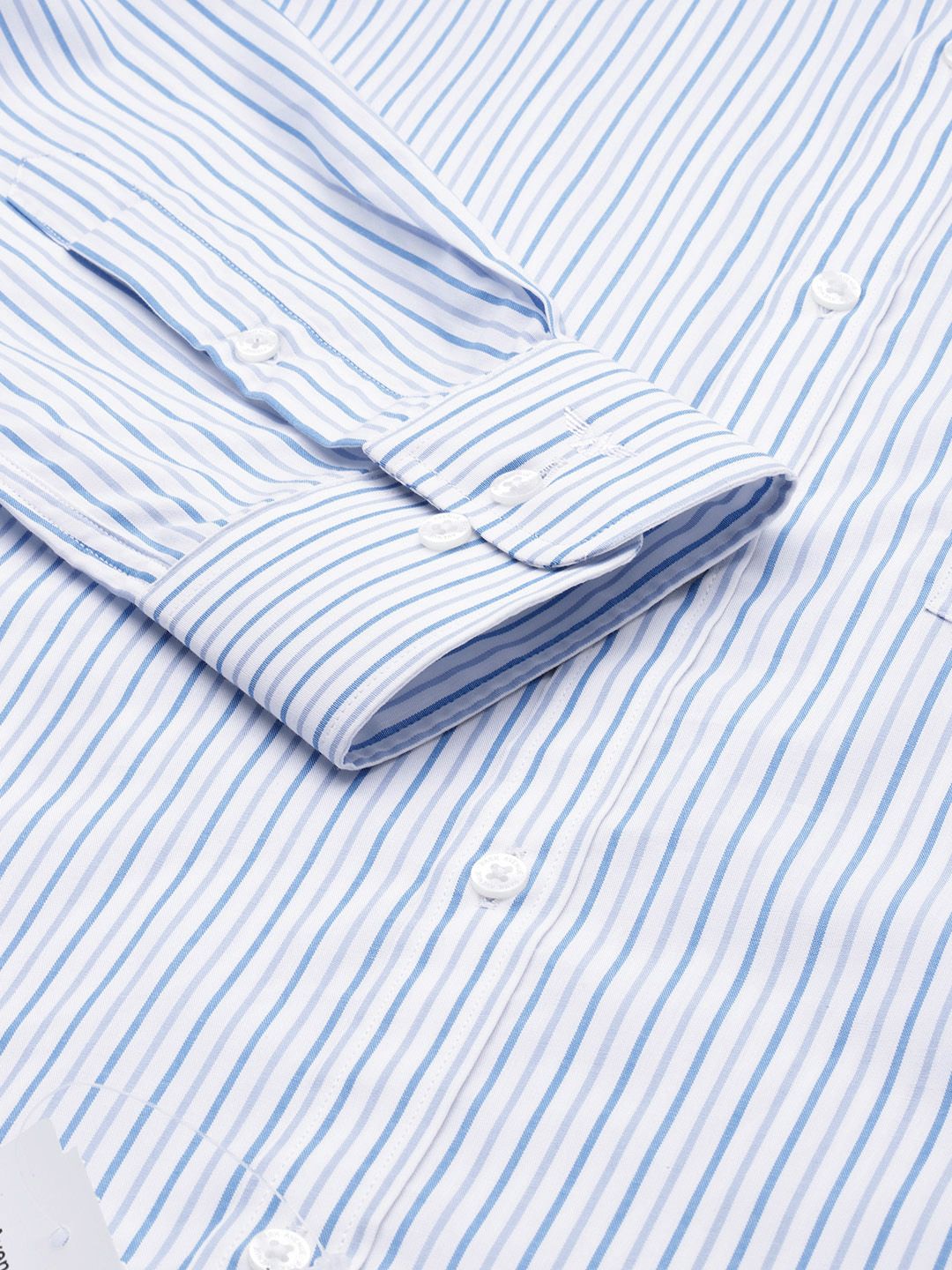 Park Avenue Pure Cotton Slim Fit Opaque Striped Formal Shirt