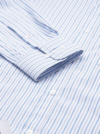 Park Avenue Pure Cotton Slim Fit Opaque Striped Formal Shirt