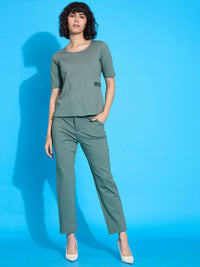 SASSAFRAS worklyf Short Sleeves Top With Trouser