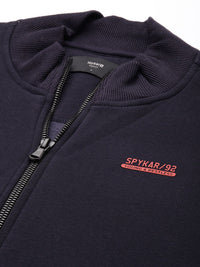 SPYKAR Solid Front-Open Sweatshirt