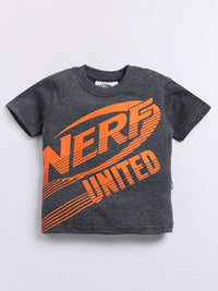 Moms Love Boys Printed T-Shirt With Trousers