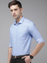 Park Avenue Textured Slim Fit Pure Cotton Formal Shirt