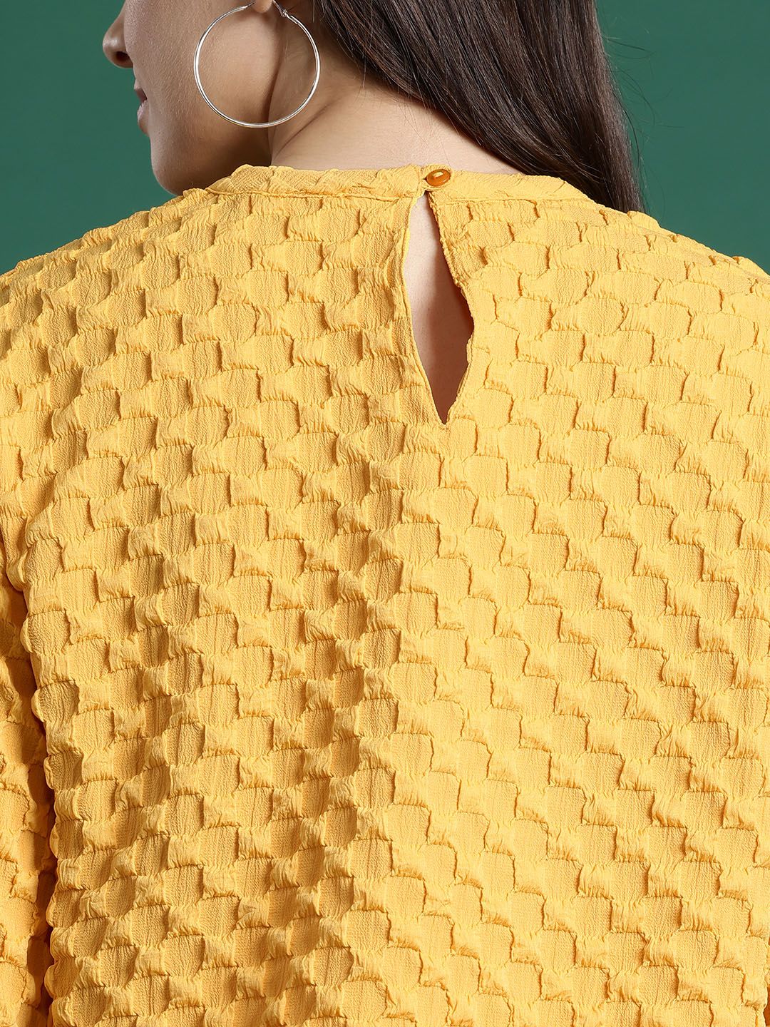 DressBerry Seersucker Boxy Top