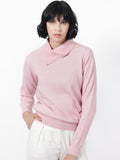 RAREISM Cowl Neck Acrylic Pullover