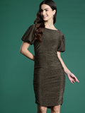 DressBerry Ruched Bodycon Dress