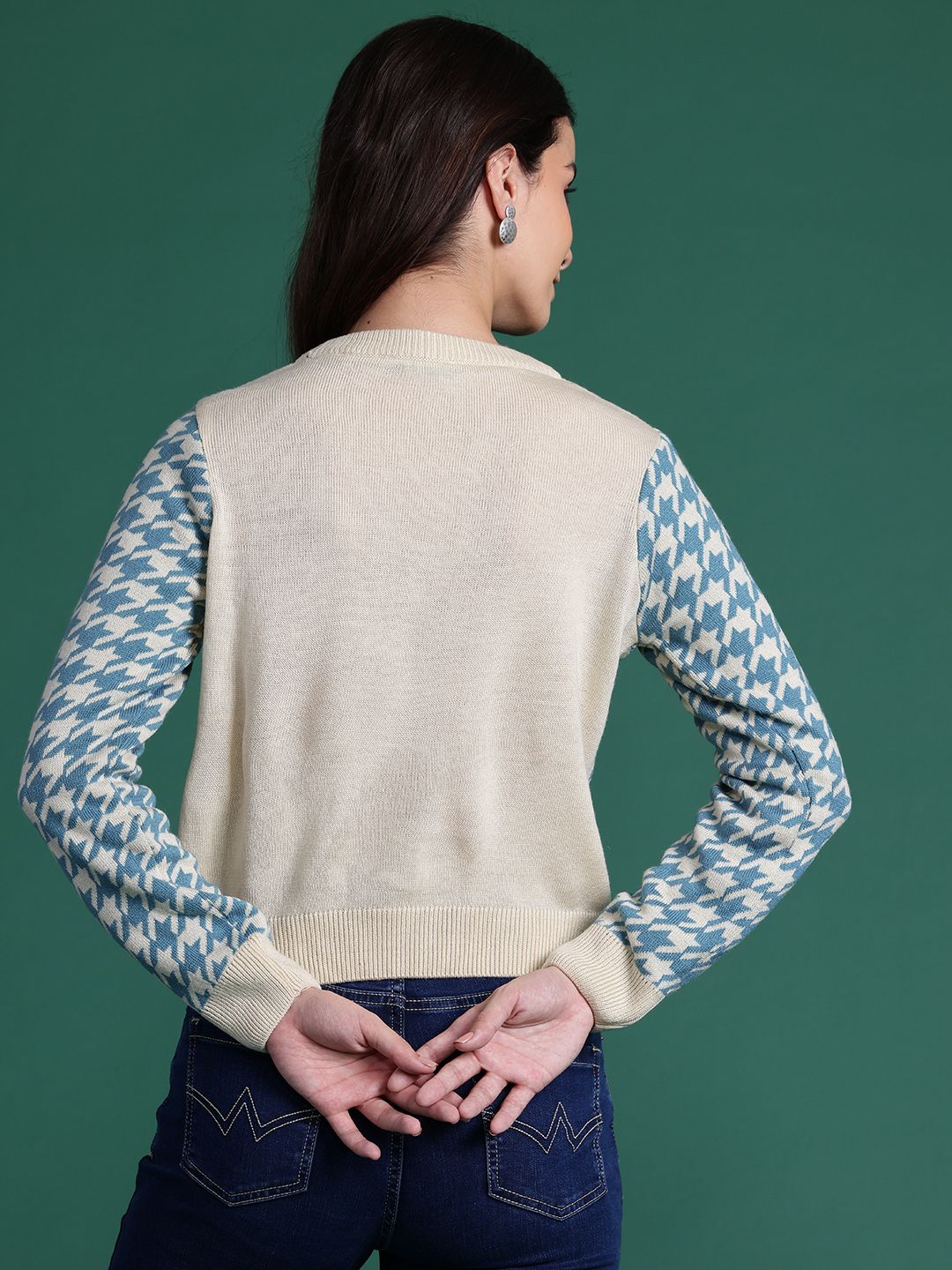 DressBerry Self Design Pullover